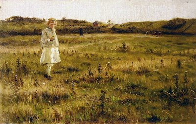 Letnia łąka (olej na płótnie) autorstwa George Henry Boughton