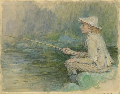 Chłopiec Wędkarski autorstwa George Henry Boughton