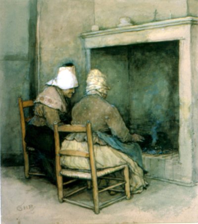 Starzy kumple autorstwa George Henry Boughton