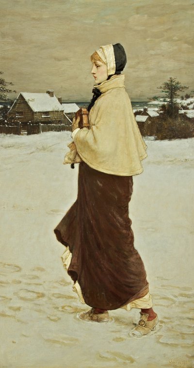 Priscilla autorstwa George Henry Boughton