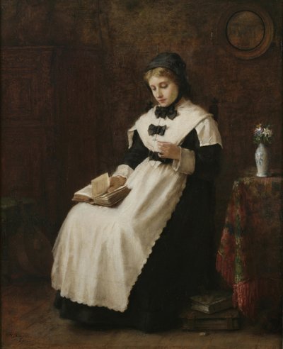 Wędrujące myśli, 1865 autorstwa George Henry Boughton