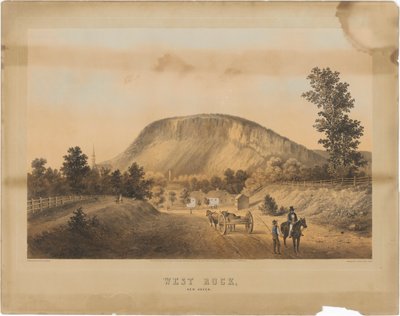 West Rock, New Haven autorstwa George Henry Durrie