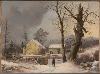 Zimowy krajobraz autorstwa George Henry Durrie