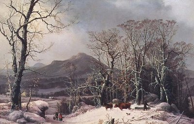 Drewno na zimę autorstwa George Henry Durrie