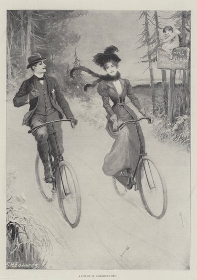Spin w Walentynki autorstwa George Henry Edwards