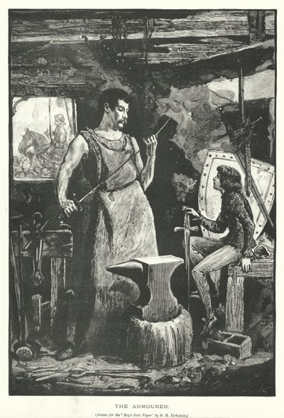 Płatnerz (grafika) autorstwa George Henry Edwards
