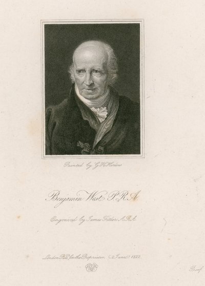 Benjamin Zachód autorstwa George Henry Harlow