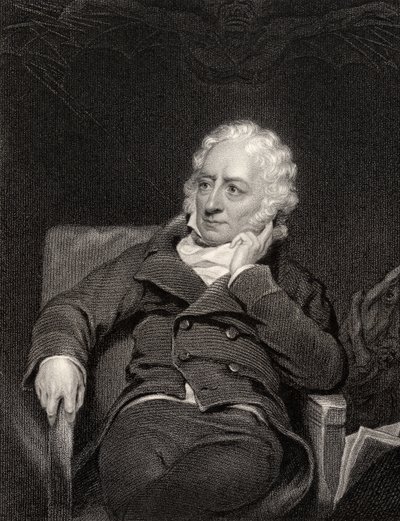 Henry Fuseli, sztychowany przez J. Rogersa, z „Narodowej Galerii Portretów, tom V”, wydana ok. 1835 r. autorstwa George Henry Harlow