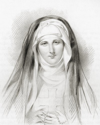 Jane Porter, sztych. J. Thomson, z „Narodowej Galerii Portretów, tom V”, wydana ok. 1835 r. autorstwa George Henry Harlow