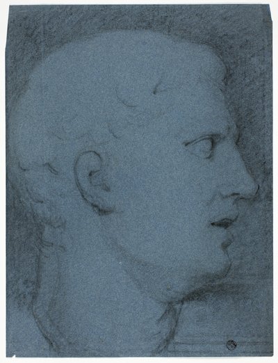 Profil głowy na podstawie odlewu (recto i verso) autorstwa George Henry Harlow