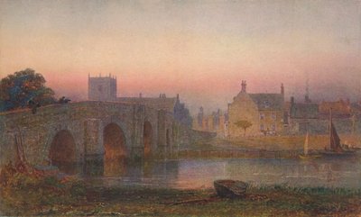 "Wareham Bridge", 1863, 1906. autorstwa George Henry Hine