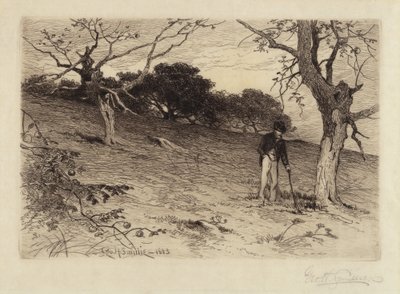 Stary sad w Nowej Anglii autorstwa George Henry Smillie