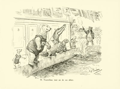 Pan Nourseblanc był pewny swoich interesów (litografia) autorstwa George Henry Thompson