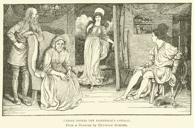 Undine wchodzi do Chatki Rybaka autorstwa George Heywood Maunoir Sumner