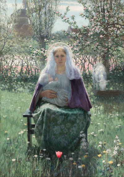 Matka Najświętsza, 1892. autorstwa George Hitchcock
