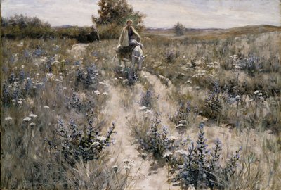 Ucieczka do Egiptu, 1892. autorstwa George Hitchcock