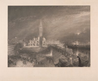 Plac Świętego Marka, Wenecja - Julia i jej Pielęgniarka autorstwa George Hollis