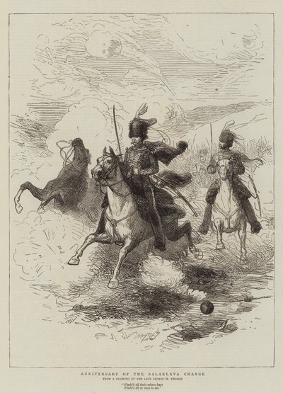 Rocznica Szarży Balaklava autorstwa George Housman Thomas