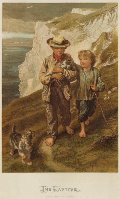 Więzień (chromolitho) autorstwa George Housman Thomas