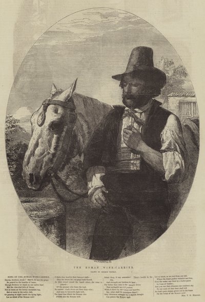 Rzymski przewoźnik wina autorstwa George Housman Thomas