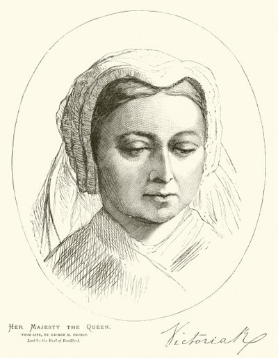 królowa Wiktoria autorstwa George Housman after Thomas