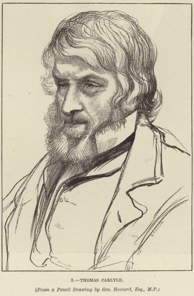 Portret Thomasa Carlylea autorstwa George Howard
