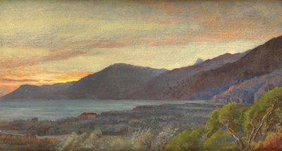 Widok z Bordighera, 1882 autorstwa George Howard
