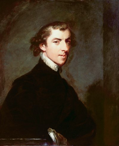 Autoportret, ok. 1780 autorstwa George Huddesford