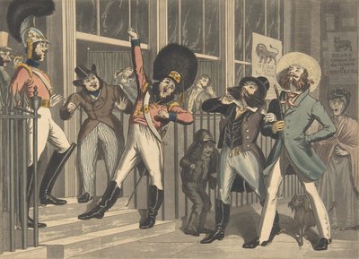 Rywalne Wąsy, ca. 1824. Twórcy: George Hunt, Theodore Lane. autorstwa George Hunt, Theodore Lane