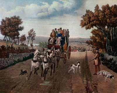 Dyliżans, 1827 1927. autorstwa George Hunt