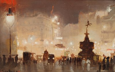Piccadilly Circus autorstwa George Hyde Pownall