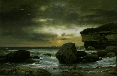 Marine, ok. 187475. autorstwa George Inness