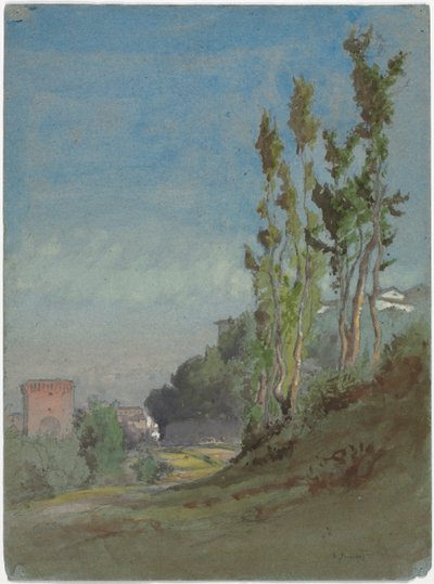 Albano, Włochy, ok. 1872. autorstwa George Inness