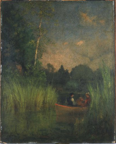 Zmierzch wśród trzcin (Alexandria Bay) autorstwa George Inness