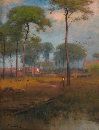 Wczesny poranek, Tarpon Springs autorstwa George Inness