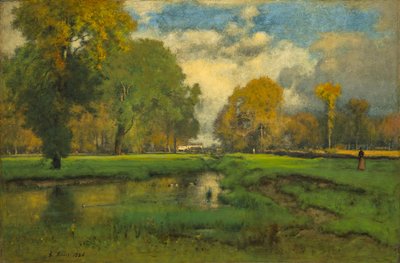 październik autorstwa George Inness