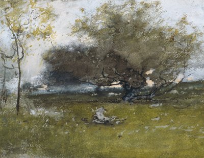Stare jabłonie  autorstwa George Inness