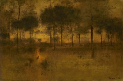 Dom czapli autorstwa George Inness