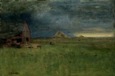 Samotna farma, Nantucket autorstwa George Inness