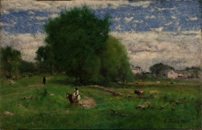 Droga do wsi, Milton autorstwa George Inness