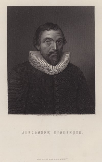 Alexander Henderson, szkocki teolog autorstwa George J. Stodart