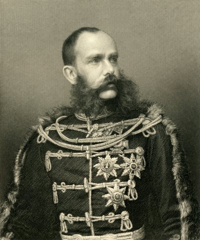 „Franciszek Józef, cesarz Austrii”, ok. 1872 r. autorstwa George J Stodart