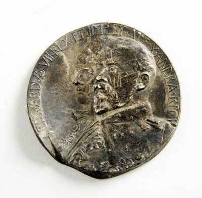 Medal upamiętniający koronację Edwarda VII i królowej Aleksandry autorstwa George James Frampton