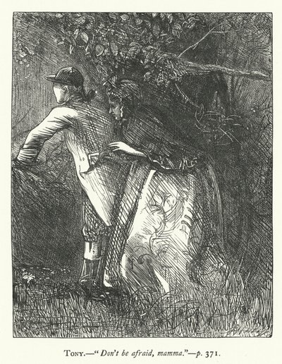 Ilustracja do She Stoops To Conquer (rycina) autorstwa George John Pinwell