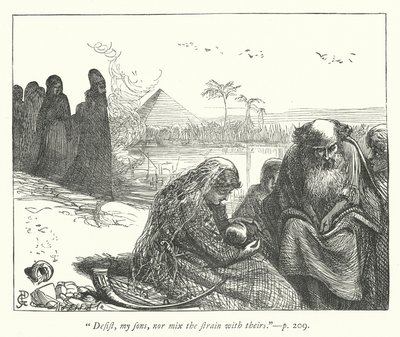 Ilustracja do niewoli (rycina) autorstwa George John Pinwell