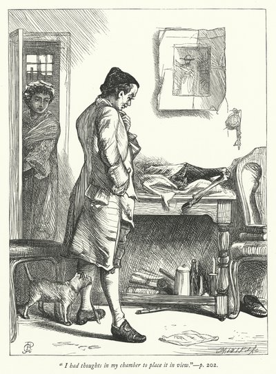 Ilustracja do Opuszczonej wioski (rycina) autorstwa George John Pinwell