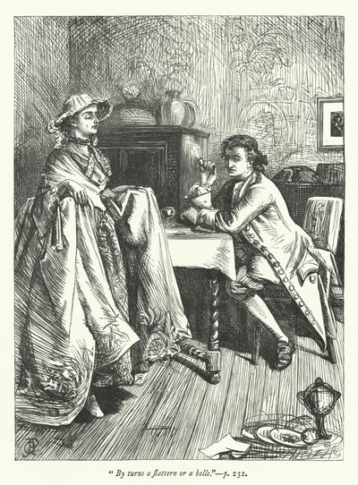 Ilustracja do Podwójnej Transformacji (rycina) autorstwa George John Pinwell