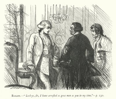 Ilustracja do Człowieka dobrodusznego (rycina) autorstwa George John Pinwell