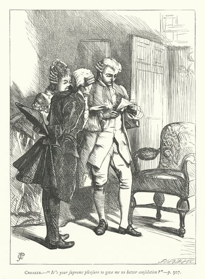 Ilustracja do Człowieka dobrodusznego (rycina) autorstwa George John Pinwell