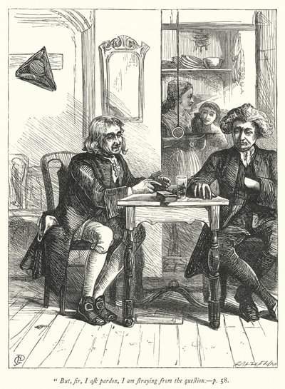 Ilustracja do Wikariusza z Wakefield (grafika) autorstwa George John Pinwell